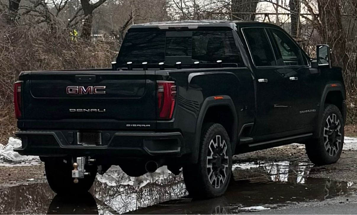 Black GMC Denali truck with custom fabrication by TPR Fabrication