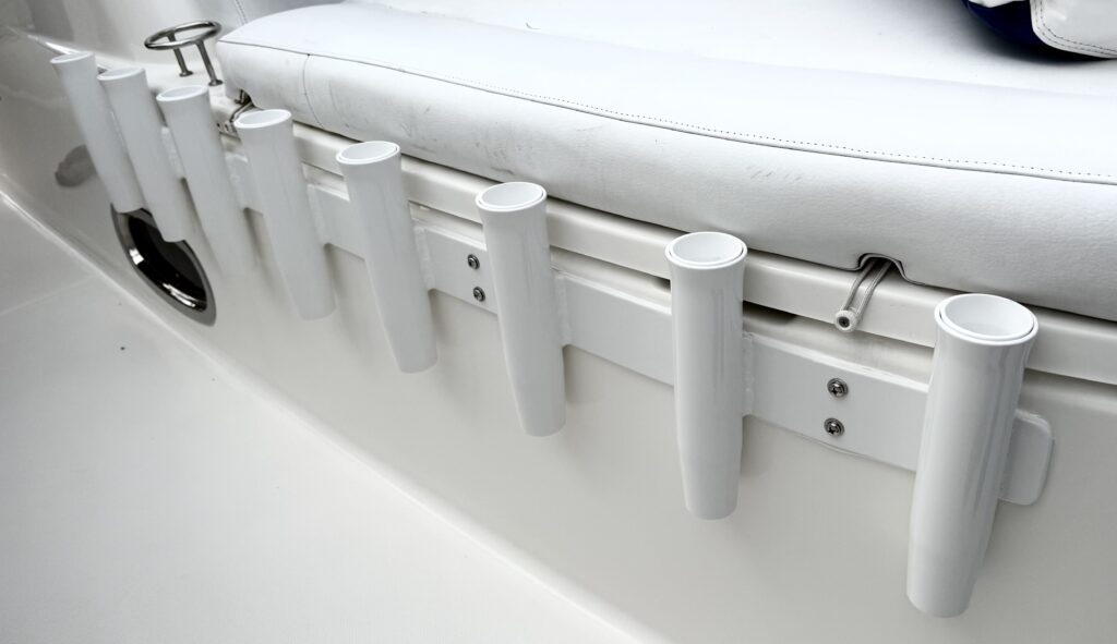 Compact Coffin Box Rod Holders
